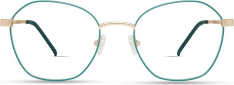 ECO by Modo CHIA Eyeglasses, AQUA GOLD - SUN CLIP