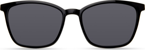 ECO by Modo FIG Eyeglasses, BLACK - SUN CLIP