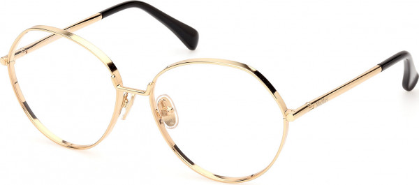 Max Mara MM5139 Eyeglasses, 030 - Shiny Deep Gold / Shiny Deep Gold