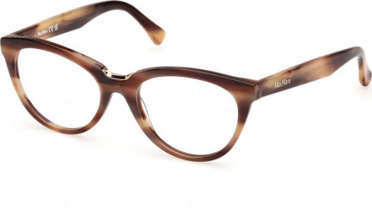 Max Mara MM5132 Eyeglasses, 047 - Light Brown/Striped / Light Brown/Striped