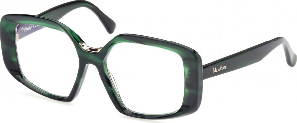 Max Mara MM5131-B Eyeglasses, 098 - Dark Green/Striped / Dark Green/Striped