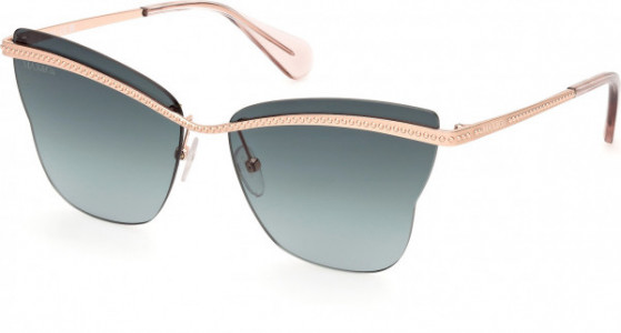MAX&Co. MO0103 Sunglasses, 33P - Shiny Pink Gold / Shiny Pink Gold