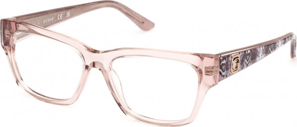 Guess GU50126 Eyeglasses, 057 - Shiny Beige / Shiny Beige