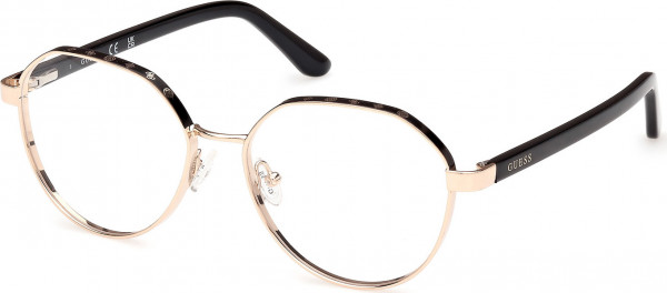 Guess GU50124 Eyeglasses, 005 - Shiny Deep Gold / Shiny Deep Gold