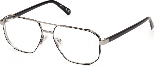 Guess GU50135 Eyeglasses, 005 - Shiny Black / Shiny Black