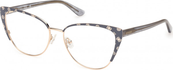 Guess GU50121 Eyeglasses, 020 - Matte Grey / Matte Grey