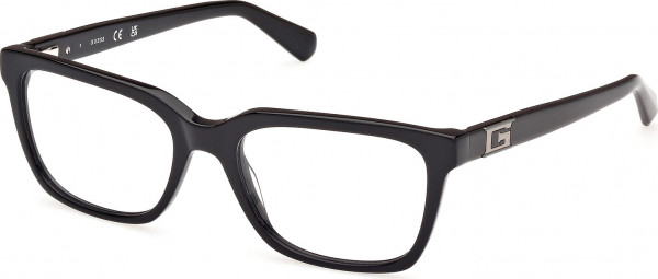 Guess GU50132 Eyeglasses, 001 - Shiny Black / Shiny Black