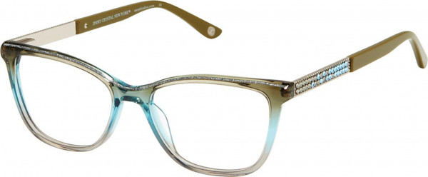 Jimmy Crystal PAROS Eyeglasses, OLIVE