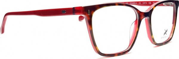 Eyecroxx EC346AD NEW Eyeglasses, C3 Red Tortoise