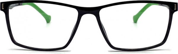 Eyecroxx EC587U LIMITED STOCK Eyeglasses, C1 Black Lime