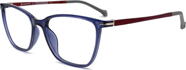 Eyecroxx EC585U LIMITED STOCK Eyeglasses, C4 Cobalt Red
