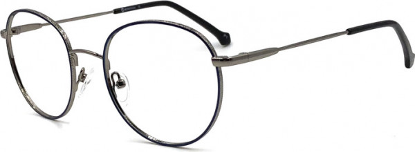 Eyecroxx EC570M LIMITED STOCK Eyeglasses, C3 Gunmetal Blue