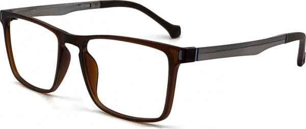 Eyecroxx EC558U LIMITED STOCK Eyeglasses, C2 Brown Steel