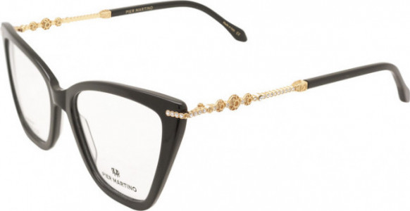 Pier Martino PM6785 NEW Eyeglasses, C1 Black Gold