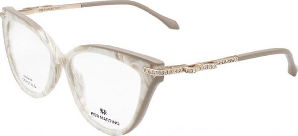Pier Martino PM6760 Eyeglasses, C4 Ivory Marble Gold