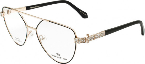 Pier Martino PM6749 NEW Eyeglasses, C1 Black Gold