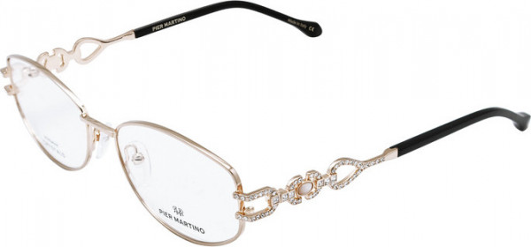 Pier Martino PM6744 Eyeglasses, C1 Gold Black