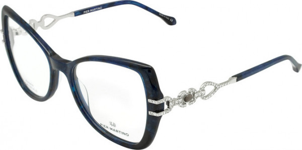 Pier Martino PM6743 Eyeglasses, C3 Blue Marble