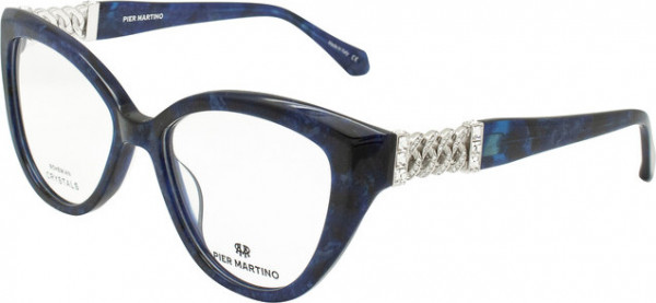 Pier Martino PM6735 Eyeglasses, C4 Navy Marble