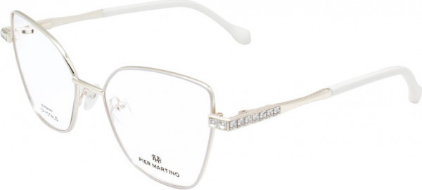 Pier Martino PM6732 Eyeglasses, C2 White Gold