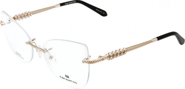Pier Martino PMOM979 NEW Eyeglasses, Gold Black