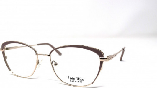 Lido West Rita *NEW* Eyeglasses, Beige/Gold