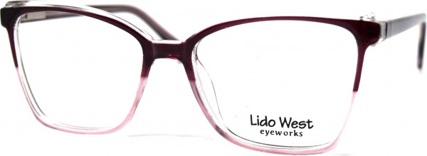 Lido West Sandbar Eyeglasses, Purple/Pink