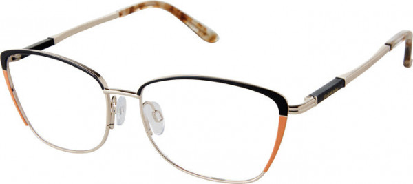 Elizabeth Arden Elizabeth Arden 1257 Eyeglasses, BLACK GOLD BEIGE