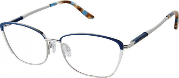 Elizabeth Arden Elizabeth Arden 1257 Eyeglasses, BLUE SILVER GREY