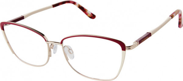 Elizabeth Arden Elizabeth Arden 1257 Eyeglasses, EGGPLANT GOLD GREY