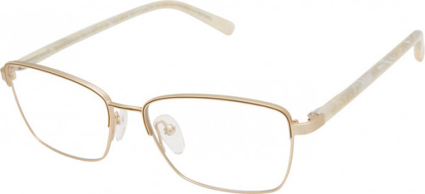 Elizabeth Arden Elizabeth Arden 1234 Eyeglasses, GOLD