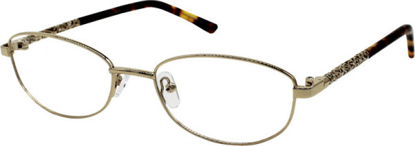 Elizabeth Arden Elizabeth Arden Petite 107 Eyeglasses, GOLD/TORTOISE