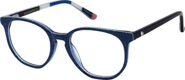 Hello Kitty Hello Kitty 364 Eyeglasses, LIGHT BLUE DENIM/BLUE