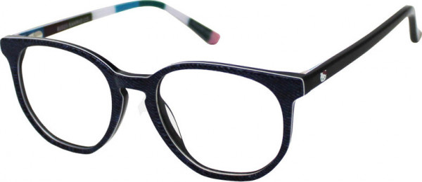 Hello Kitty Hello Kitty 364 Eyeglasses, BLUE DENIM/BLACK