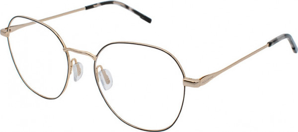 MOLESKINE Moleskine 2180 Eyeglasses, 29-GOLD/BLACK