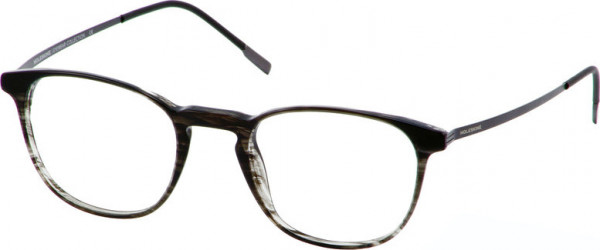 MOLESKINE Moleskine 1105 Eyeglasses, 8BLACK STRIPE CRYSTAL
