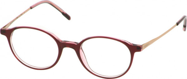MOLESKINE Moleskine 1100 Eyeglasses, 47-CRANBERRY CRYSTAL