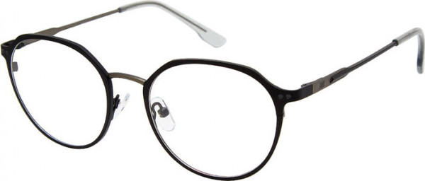 New Balance New Balance 537 Eyeglasses, BLACK/GUNMETAL