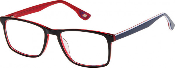 New Balance New Balance 4084 Eyeglasses, BLACK/RED