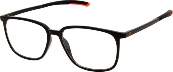 New Balance New Balance 13668 Eyeglasses, 2-BLACK