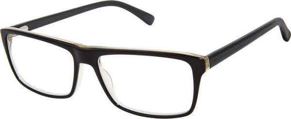 Perry Ellis Perry Ellis 462 Eyeglasses, CRYSTAL BLACK
