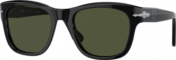 Persol PO3313S Sunglasses, 95/31 BLACK GREEN (BLACK)
