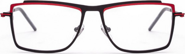 Mad In Italy Cappuccino Eyeglasses, C01 - Anthracite Red