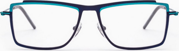 Mad In Italy Cappuccino Eyeglasses, C04 - Blue Turquoise