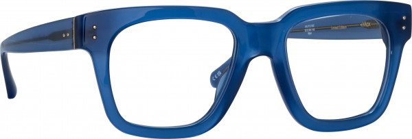 Linda Farrow LFL71 MAX Eyeglasses, (103) BLUE/LIGHTGOLD/OPTICAL