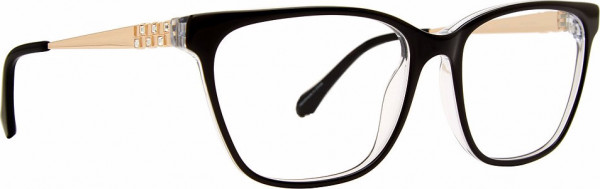 Badgley Mischka BM Auriane Eyeglasses, Black
