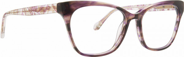 Badgley Mischka BM Delice Eyeglasses, Plum