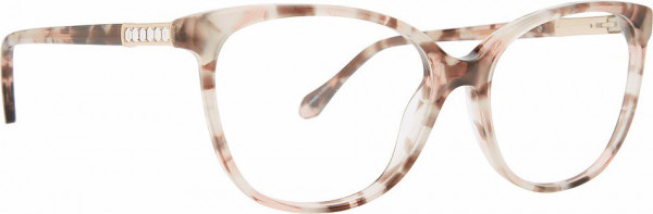 Badgley Mischka BM Clea Eyeglasses, Rose