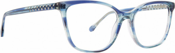 Badgley Mischka BM Alize Eyeglasses, Azur