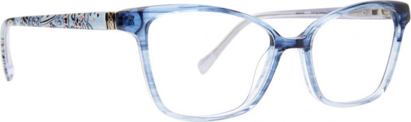 Vera Bradley VB Genevive Eyeglasses, Soft Sky Paisley
